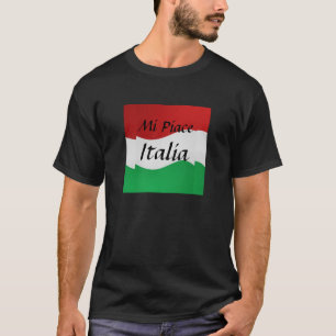 Italienisches Flaggen-Shirt MI Piace Italien T-Shirt