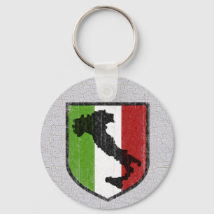Italienisches Flaggen-Wappen-Stiefel Mittelalterli Schlüsselanhänger