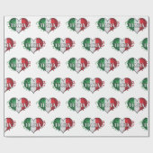 Italienisches Flaggendesign Geschenkpapier (Flach)