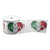 Italienisches Flaggendesign Satinband (Spule)