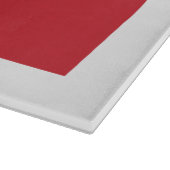 Italienisches Flaggenglasschneidenbrett | Schneidebrett (Ecke)