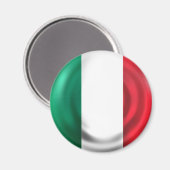 Italienisches Flaggenmagnet Magnet (Vorderseite/Rückseite)
