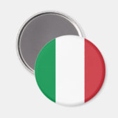 Italienisches Flaggenmagnet Magnet (Vorderseite/Rückseite)