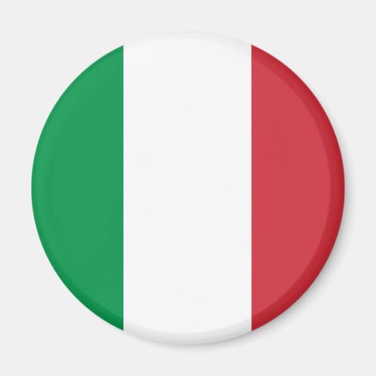 Italienisches Flaggenmagnet Magnet (Vorne)