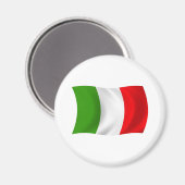 Italienisches Flaggenmagnet Magnet (Vorderseite/Rückseite)