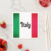 Italienisches Flaggenpapier Napkins Serviette (Beispiel)