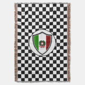 Italienisches Flaggenzeichen Decke (Vorderseite Vertikal)