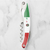 Italienisches Flaggenzeichen Kellnermesser (Vorderseite)