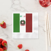 Italienisches Flaggenzeichen Serviette (Beispiel)