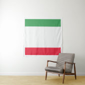 Italienisches Flaggenzeichen Wandteppich (Beispiel (Horizontal))