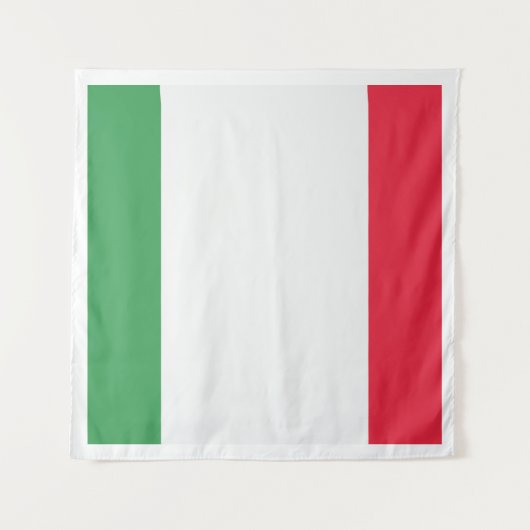 Italienisches Flaggenzeichen Wandteppich (Vorderseite)