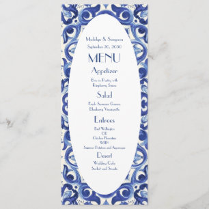Italienisches Flat Menu à la Dolce Vita Menükarte