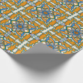 Italienisches Fliesendesign Geschenkpapier (Ecke)