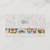 Italienisches florentinisches visitenkarte (Rückseite)