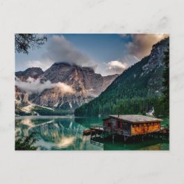 Italienisches Foto Bergsee Landschaft Postkarte