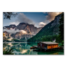 Italienisches Foto Bergsee Landschaft