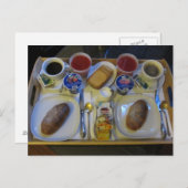 Italienisches Frühstück Postkarte (Vorne/Hinten)