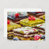 italienisches Gebäck Postkarte (Vorne/Hinten)