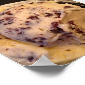 Italienisches Gelato Dessert Foto Poster (Ecke)