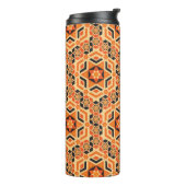 Italienisches geometrisches Muster, Vintages Mosai Thermosbecher (Nach links gedreht)