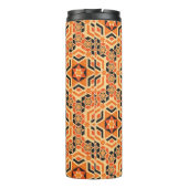 Italienisches geometrisches Muster, Vintages Mosai Thermosbecher (Rückseite)