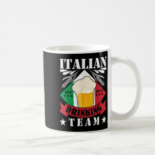 Italienisches Getränketeam Beer Drinker Männer Fra Kaffeetasse