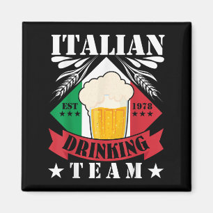 Italienisches Getränketeam Beer Drinker Männer Fra Magnet