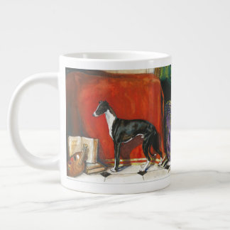 Italienisches Greyhound-Aquarellbild Jumbo-Tasse