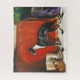 Italienisches Greyhound-Aquarellbild Puzzle