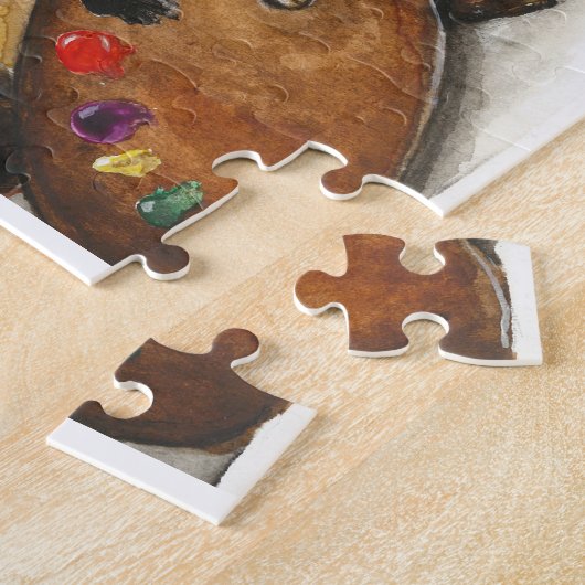 Italienisches Greyhound-Aquarellbild Puzzle (Seite)