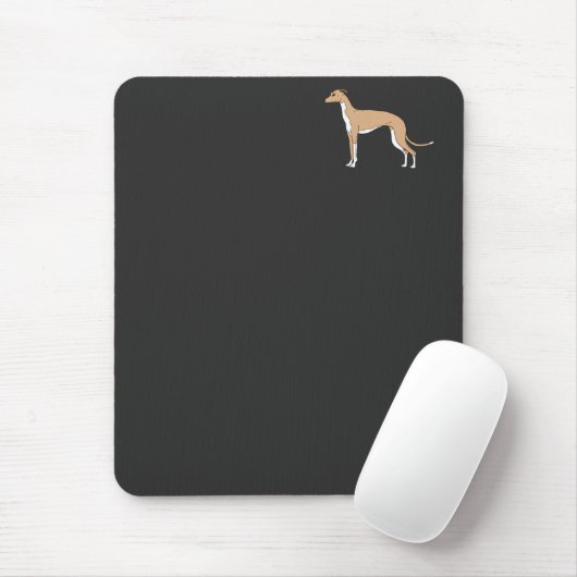 Italienisches Greyhound - Blauer Fleck Mousepad (Mit Mouse)