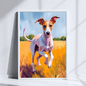 Italienisches Greyhound Dog Painting Poster