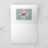 Italienisches Greyhound frohe Weihnachten (Innenseite)