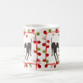Italienisches Greyhound Happy Holidays Kaffeetasse (Mittel)