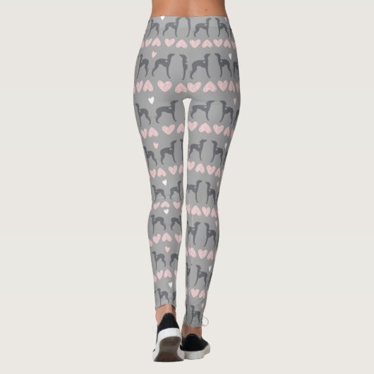 Italienisches Greyhound Leggings Lularoe Hund Klei (Rückseite)