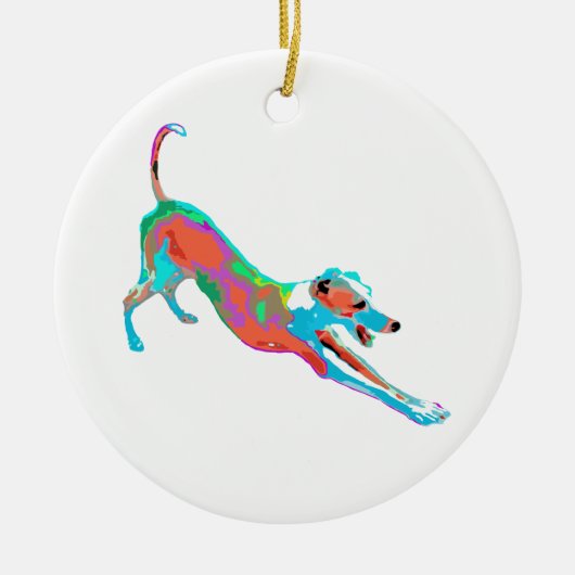 Italienisches Greyhound Ornament (Vorne)