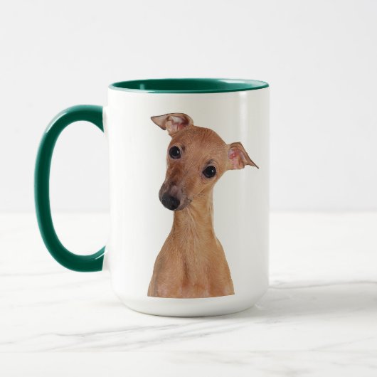 Italienisches Greyhound personalisierte Mug Tasse (Links)