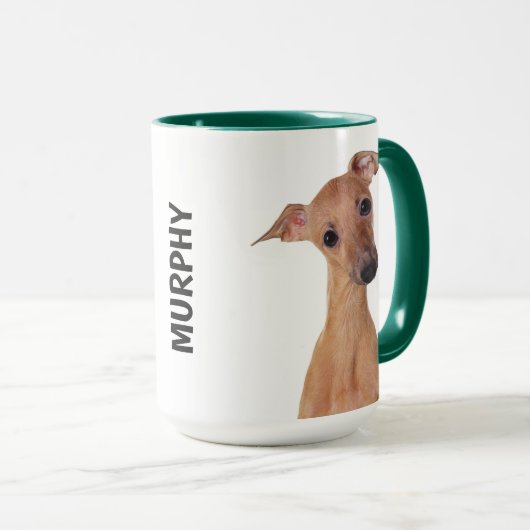Italienisches Greyhound personalisierte Mug Tasse (VorderseiteRechts)