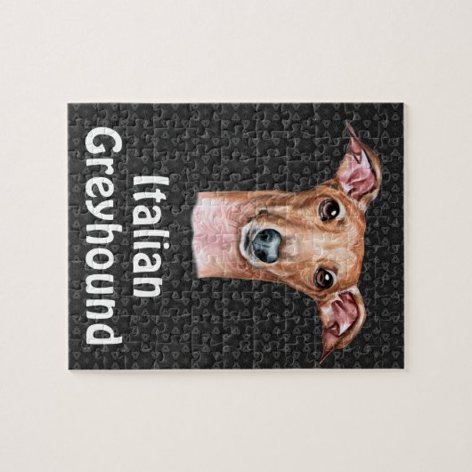 Italienisches Greyhound Puzzle (Horizontal)