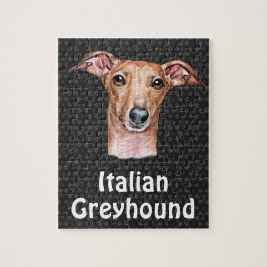 Italienisches Greyhound Puzzle (Vertikal)
