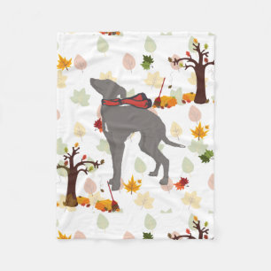 Italienisches Greyhound Throw Blanket, Iggy Fall D Fleecedecke