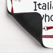 Italienisches Greyhound Travel Leash Mousepad (Ecke)