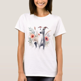 Italienisches Greyhound Watercolor T-Shirt