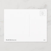 Italienisches Greyhound Weihnachtsdesign Feiertagspostkarte (Rückseite)