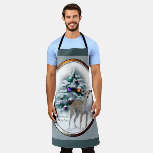 Italienisches Greyhound Weihnachtsgeschenk Schürze