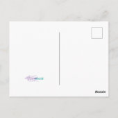 Italienisches Greyhound Whippet Hundeportrait zeic Postkarte (Rückseite)