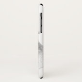 Italienisches Greyhound Whippet Hundportrait zeich Case-Mate iPhone Hülle (Hinten/Links)