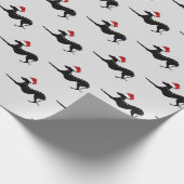 Italienisches Greyhound Wrapping Paper Geschenkpapier (Ecke)