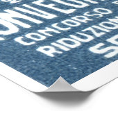 Italienisches Gymnastikposter 1920 Poster (Ecke)