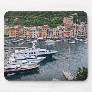 Italienisches Hafenstädtchen - Portofino - Mauspad